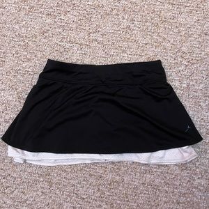 Black and White tennis skirt